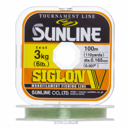 Монофильная леска Sunline Siglon V 10R Connected #1,0 0,165мм 100м (mist green)