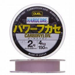 Монофильная леска Duel Hardcore Carbonylon #2,0 0,235мм 150м (milky pink)