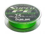 Плетённая леска Sunline Super PE 150м 3,0 (светло-зеленая)